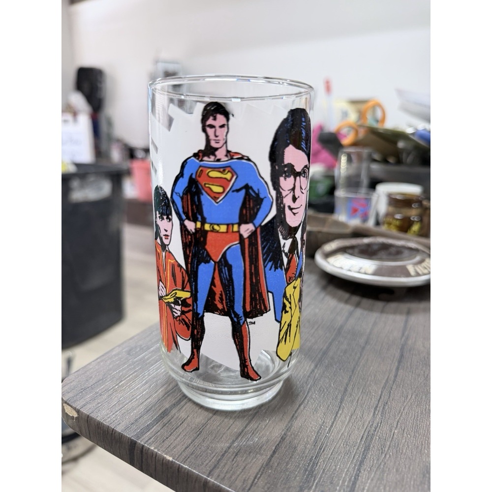 Superman The Movie Pepsi Collectors Glass 1978